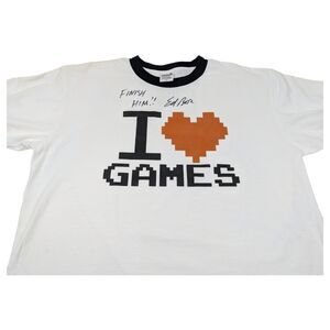 Vintage Mortal Kombat T-Shirt Ed Boon Signed Auto Shirt L *READ